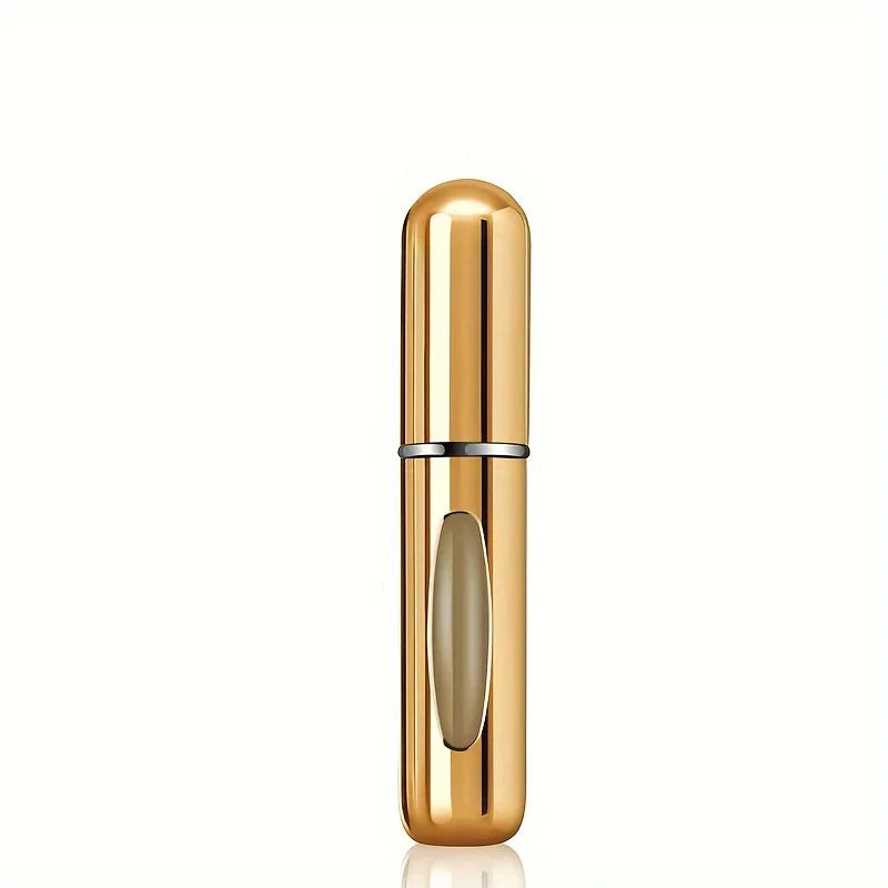 Lot de 4 vaporisateurs de parfum portables de 5 ml pour cosmétiques, mini flacons en aluminium vides et rechargeables.