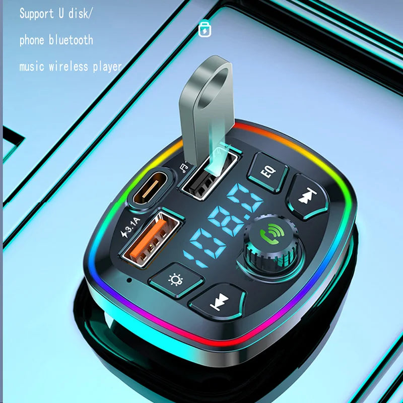 Émetteur FM Bluetooth 5.0 pour voiture.