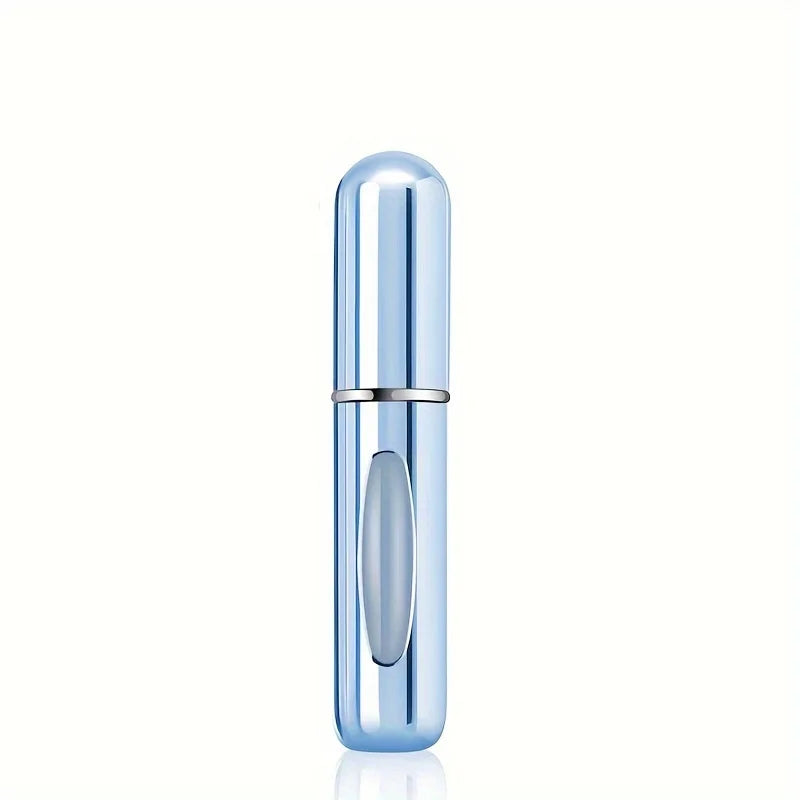 Lot de 4 vaporisateurs de parfum portables de 5 ml pour cosmétiques, mini flacons en aluminium vides et rechargeables.