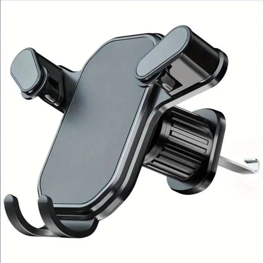 Support de téléphone pour voiture avec pince pour grille d'aération, support pour smartphone et GPS, compatible avec les appareils mobiles de 4,7 à 6,7 pouces.