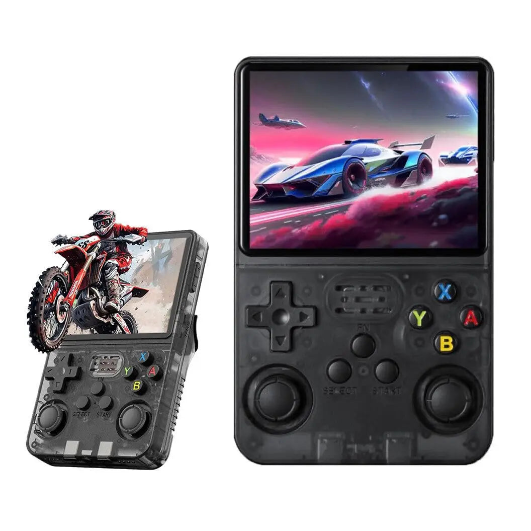 Console de jeux portable rétro R36S, système Linux, écran IPS 3,5 pouces, 64 Go/128 Go, plus de 20 000 jeux.