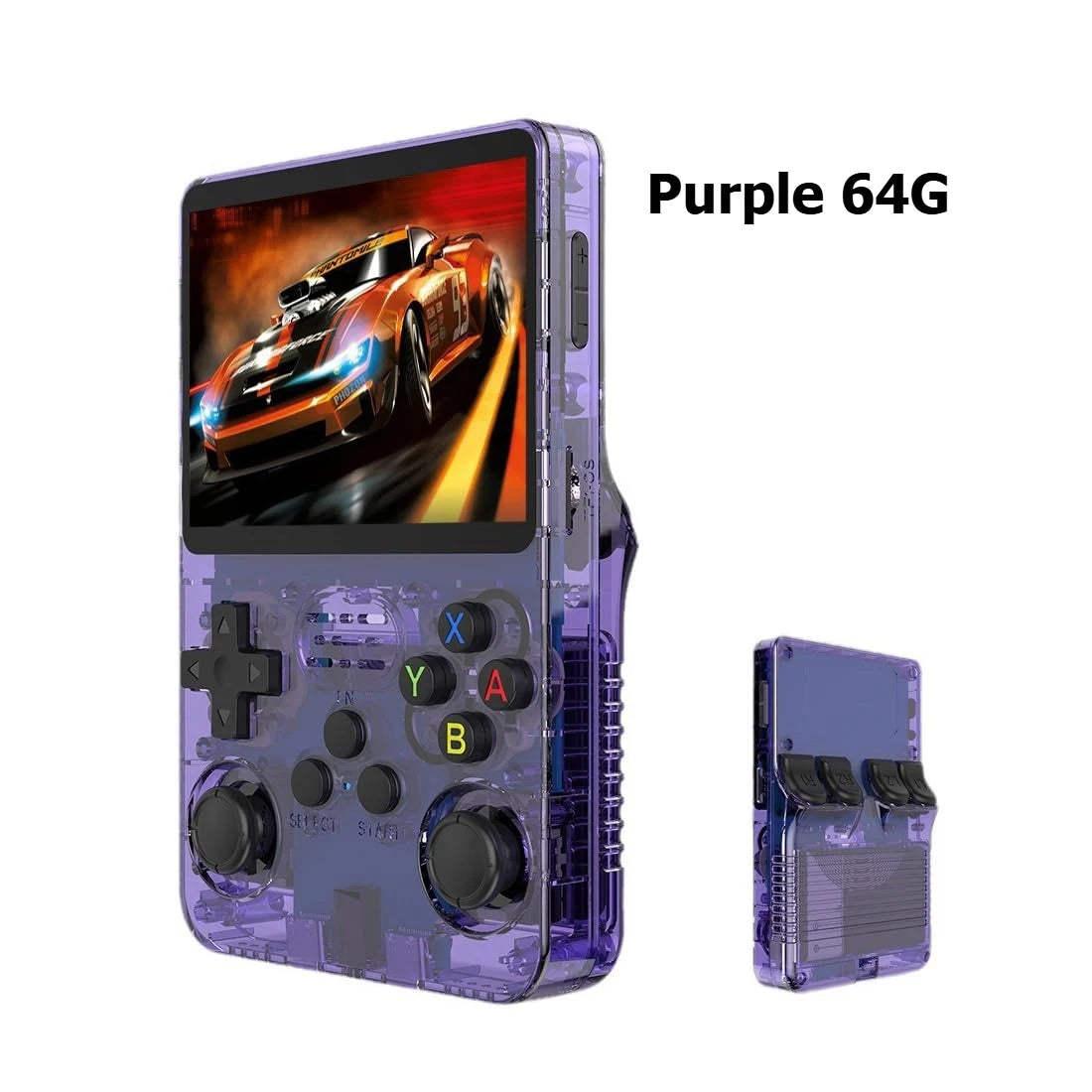 Console de jeux portable rétro R36S, système Linux, écran IPS 3,5 pouces, 64 Go/128 Go, plus de 20 000 jeux.
