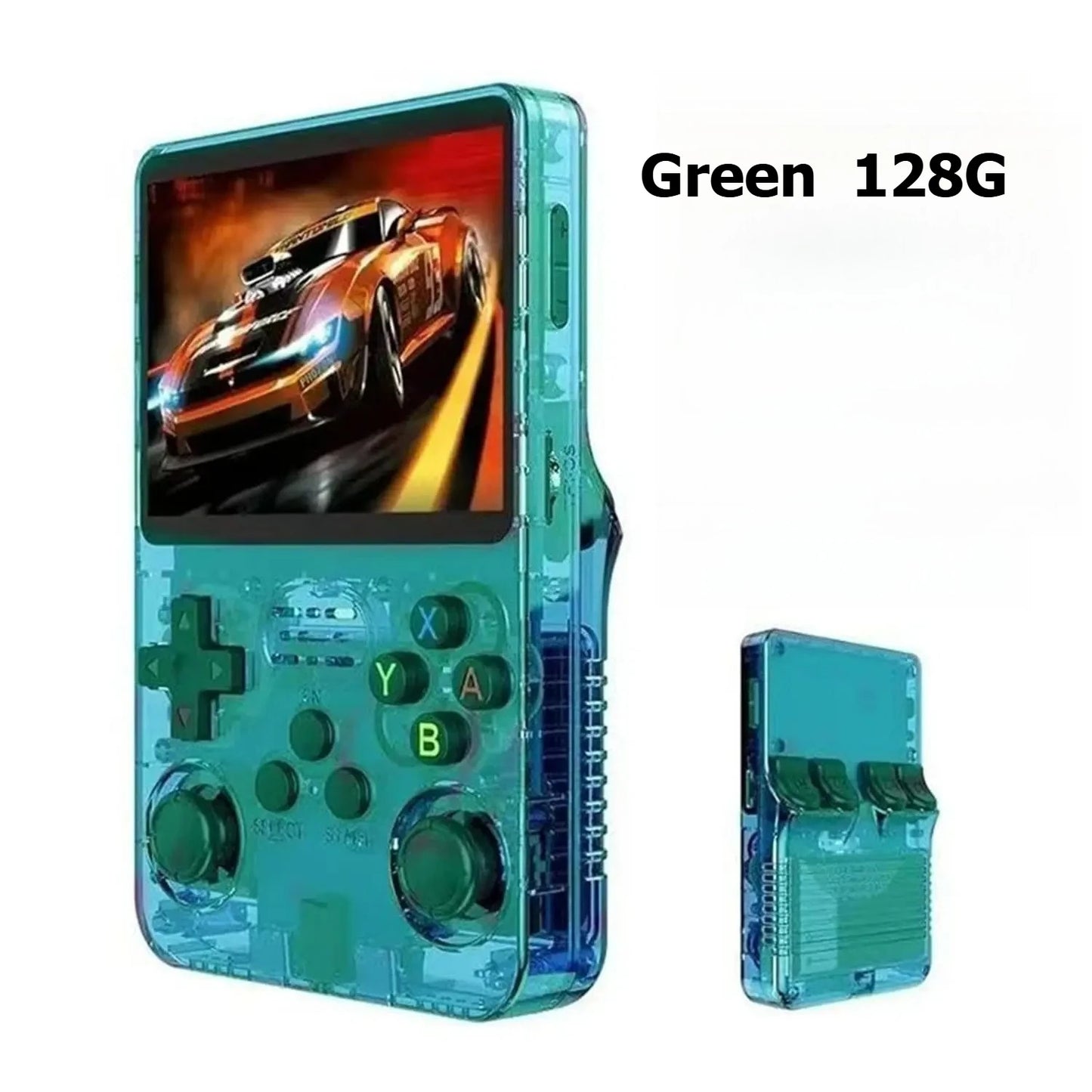 Console de jeux portable rétro R36S, système Linux, écran IPS 3,5 pouces, 64 Go/128 Go, plus de 20 000 jeux.