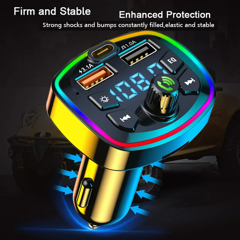Émetteur FM Bluetooth 5.0 pour voiture.